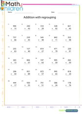  Addition two to three digit numbers